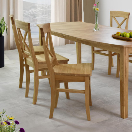 Eichenstuhl Country - Massiv - MEGA Aktion