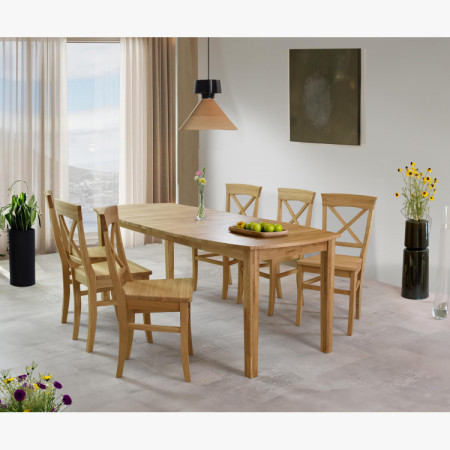 Eichenstuhl Country - Massiv - MEGA Aktion