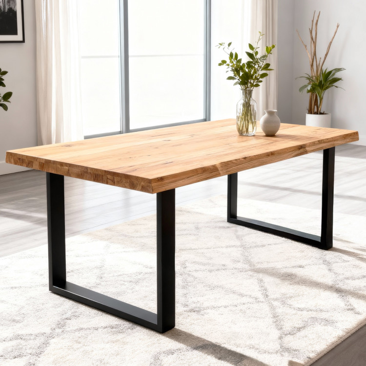 Eichen-Esstisch-Set mit Stühlen Eva