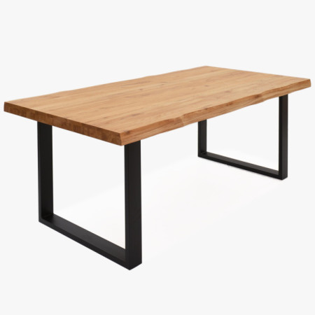 Eichen-Esstisch-Set mit Stühlen Eva