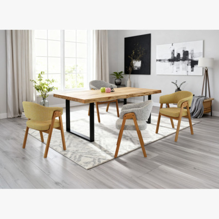 Jídelní stůl aus Eichenholz 180 x 90 cm,