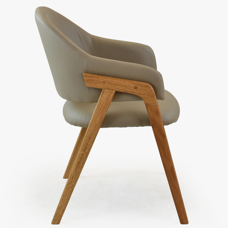 Jídelní set York & Beny – Eleganz und Komfort aus massivem Eichenholz