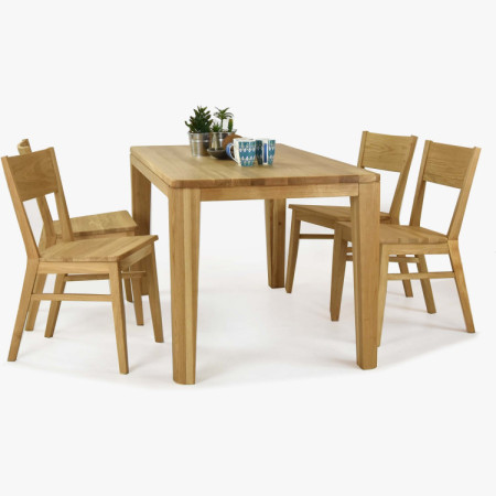 Jídelní stůl DUB öl Massivholz, Modell YORK 140 x 80 cm