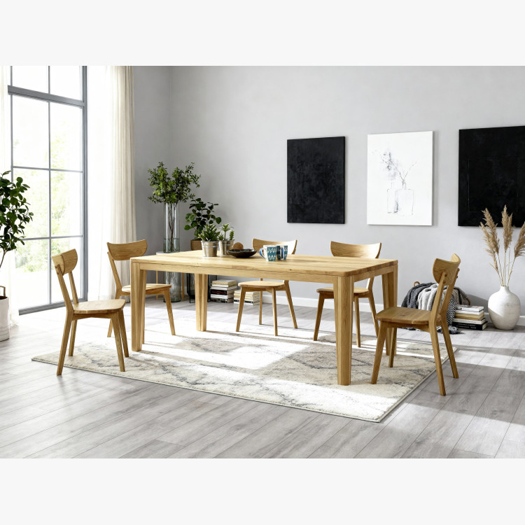 Jídelní stůl DUB öl massiv, Modell YORK 160 x 90 cm