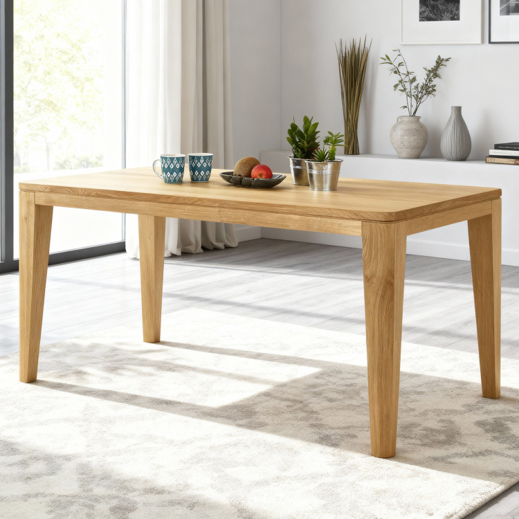 Esstisch Eiche Öl Massiv, Modell YORK 180 x 90 cm