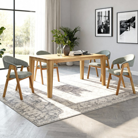 Esstisch Eiche Öl Massiv, Modell YORK 180 x 90 cm