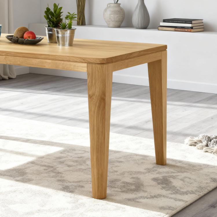 Esstisch DUB Öl massiv, Modell YORK 200 x 100 cm