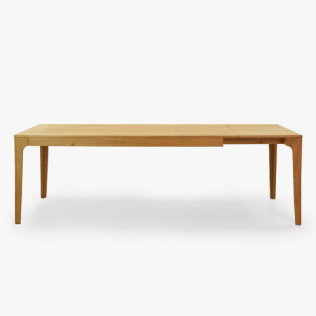 Ausziehbarer Holztisch - Eiche 180 cm lang