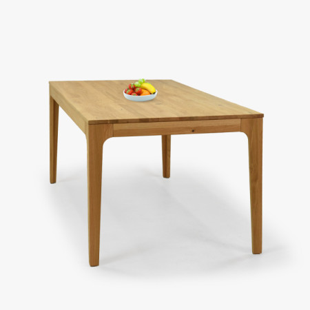 Ausziehbarer Holztisch - Eiche 180 cm lang