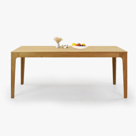 Ausziehbarer Holztisch - Eiche 180 cm lang