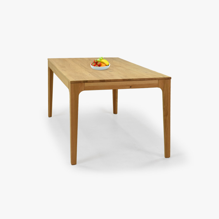 Ausziehbarer Holztisch - Eiche 180 cm lang