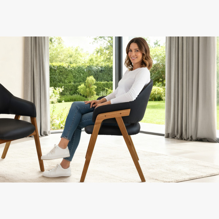 Jedezimmer-Set aus massiver Eiche Lucas + Beny