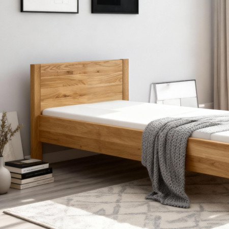 Einzel- oder Doppelbett aus Eiche 90 x 200 cm – robust & massiv