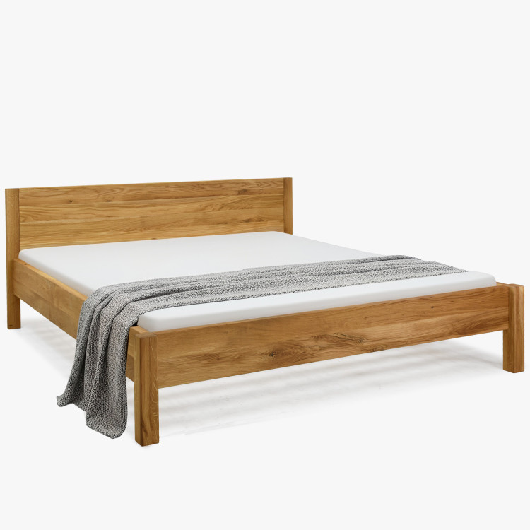 Ehebett aus Eiche Richard 160 x 200 cm - Massiv & Stabil