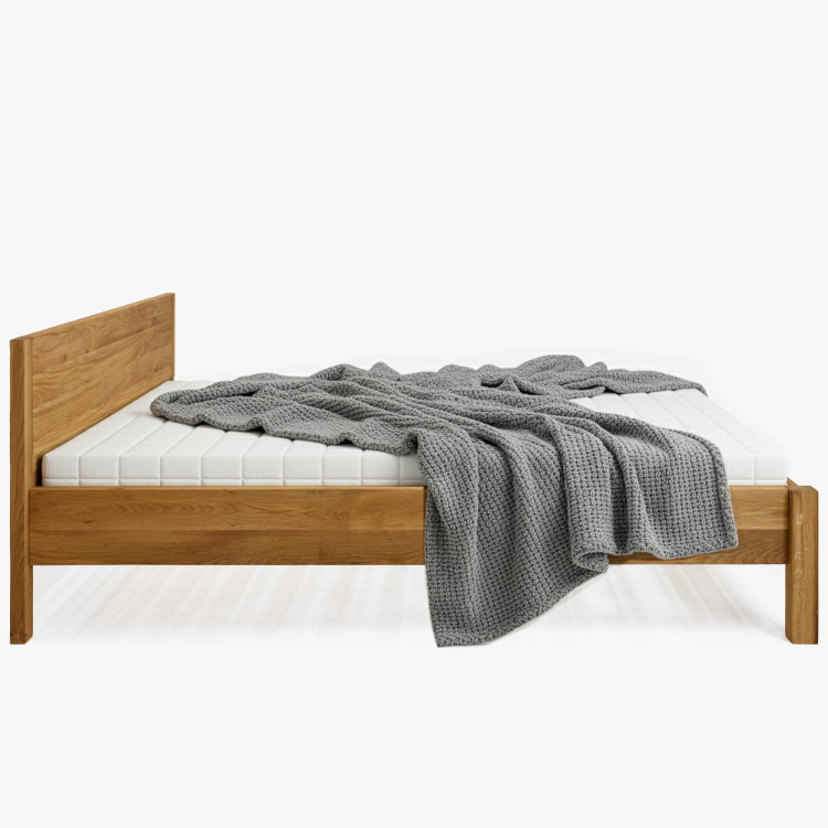 Ehebett aus Eiche Richard 160 x 200 cm - Massiv & Stabil