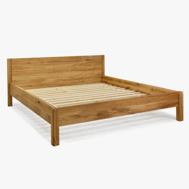 Ehebett aus Eiche Richard 160 x 200 cm - Massiv & Stabil