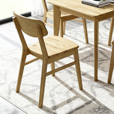 Holzstuhl aus Eichenholz