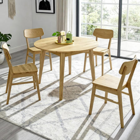 Holzstuhl aus Eichenholz