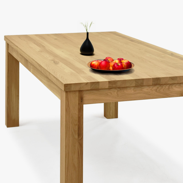 Massiver Eichen-Esstisch 200 x 100 cm