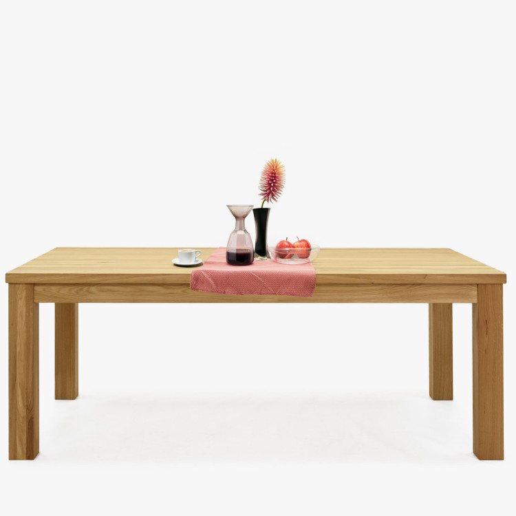 Massiver Eichen-Esstisch 200 x 100 cm