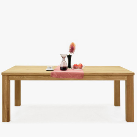 Massiver Eichen-Esstisch 200 x 100 cm