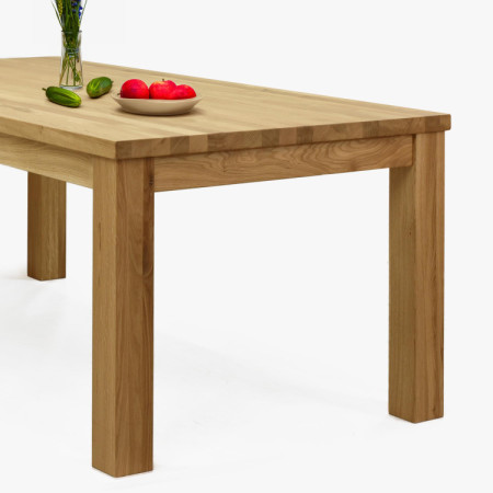 Massiver Eichen-Esstisch 200 x 100 cm