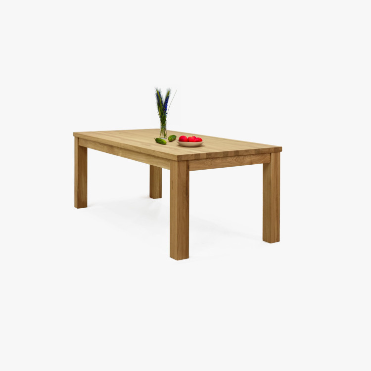 Massiver Eichen-Esstisch 200 x 100 cm