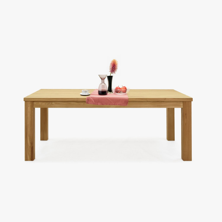 Massiver Eichen-Esstisch 200 x 100 cm