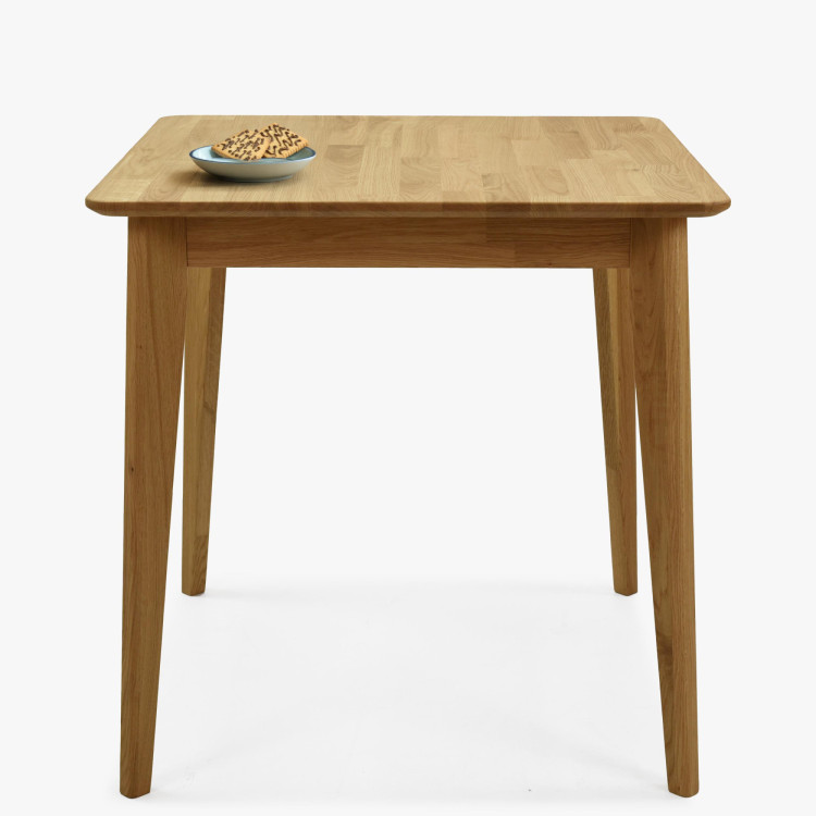 Člärförmiger Holztisch 75 x 75 cm