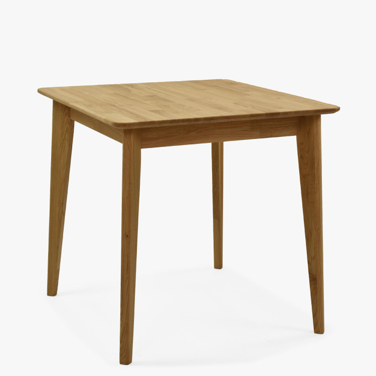 Člärförmiger Holztisch 75 x 75 cm