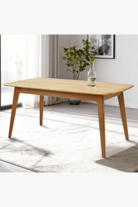 Luxuriöser Eichentisch 160 x 90 cm mit Ausziehfunktion