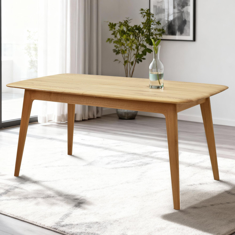 Luxuriöser Eichentisch 160 x 90 cm mit Ausziehfunktion