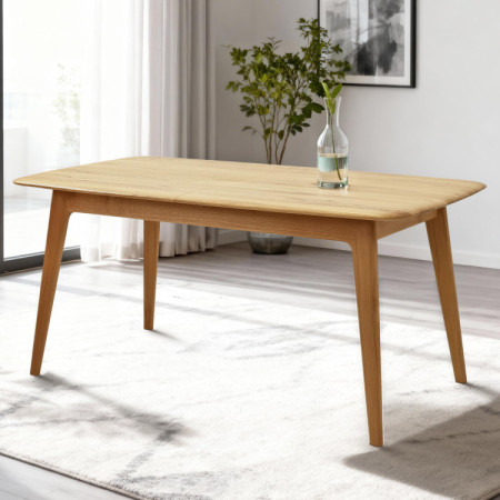 Luxuriöser Eichentisch 160 x 90 cm mit Ausziehfunktion
