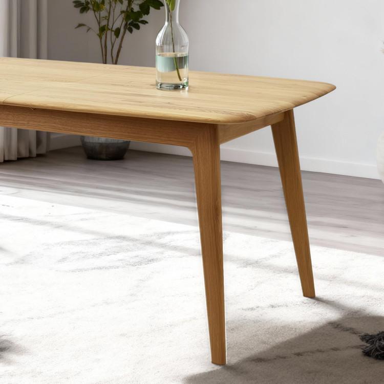 Luxuriöser Eichentisch 160 x 90 cm mit Ausziehfunktion