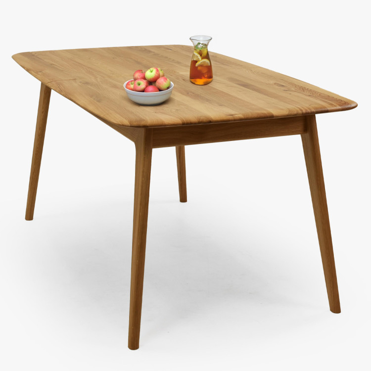 Luxuriöser Eichentisch 160 x 90 cm mit Ausziehfunktion