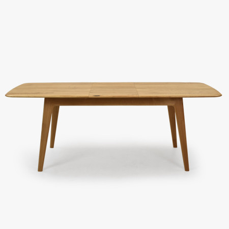 Luxuriöser Eichentisch 160 x 90 cm mit Ausziehfunktion