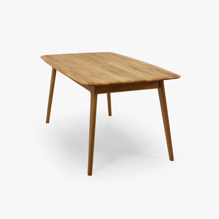 Luxuriöser Eichentisch 160 x 90 cm mit Ausziehfunktion