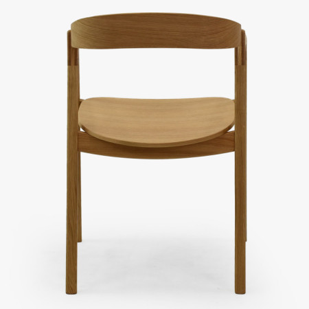 Eichenstuhl mit Armlehnen