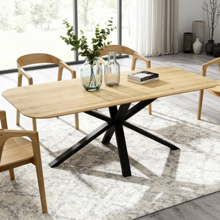 Eichenstuhl mit Armlehnen