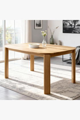 Designierter Holzesstisch 160 x 90 cm