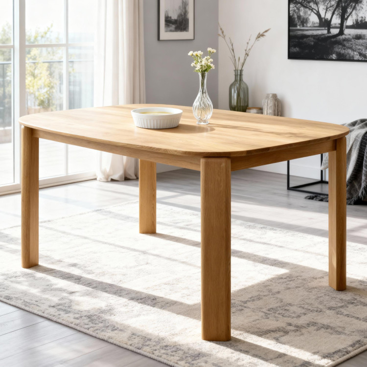 Designierter Holzesstisch 160 x 90 cm