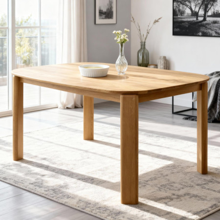 Designierter Holzesstisch 160 x 90 cm