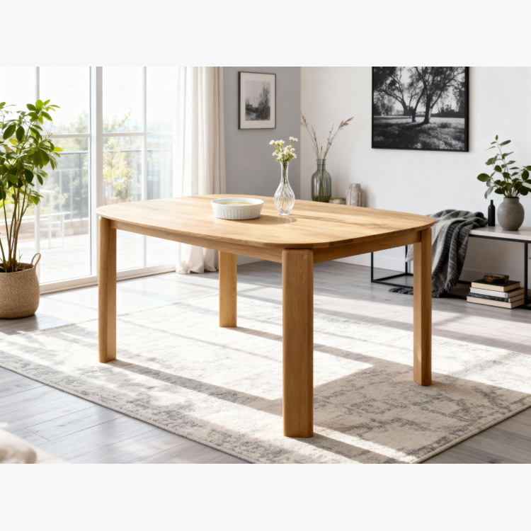 Designierter Holzesstisch 160 x 90 cm