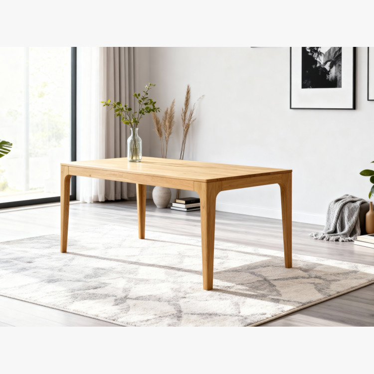 Rozklappbarer Esstisch Lukas 180x90 und Stuhl Ori