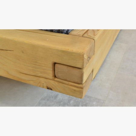 Massives Bett Matúš 160x200 cm aus Fichte für 2 Personen