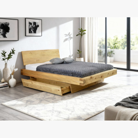 Massives Bett Matúš 160x200 cm aus Fichte für 2 Personen
