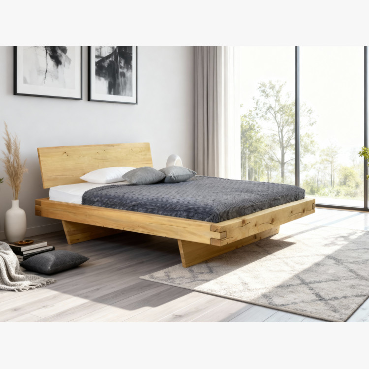 Massives Bett Matúš 160x200 cm aus Fichte für 2 Personen