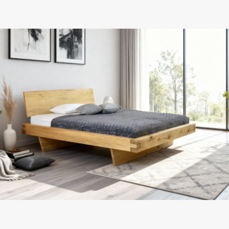 Massives Bett Matúš 160x200 cm aus Fichte für 2 Personen