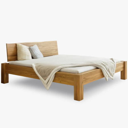 Man­del­bett aus massiver Eiche, Dunaj 180 x 200 cm