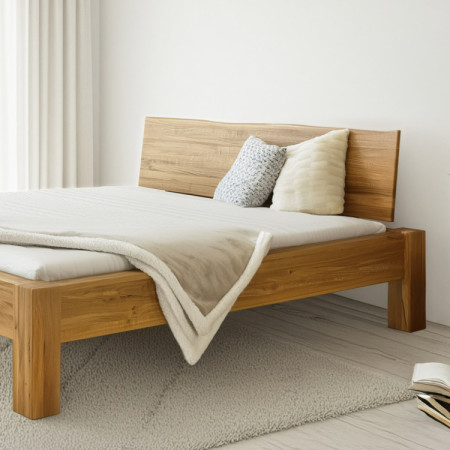 Man­del­bett aus massiver Eiche, Dunaj 180 x 200 cm